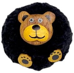 Dvěděti 2Kids Toys Drevená magnetka veľká pompon Medveď