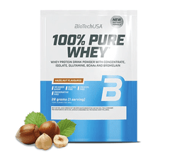 BioTech 100% Pure Whey 28 g lieskový orech