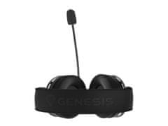 Genesis Herné slúchadlá s mikrofónom TORON 301/Stereo/Jack/Drôt/Stand/Čierna