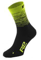 R2 ponožky RACE ATS23E čierna/žltá M