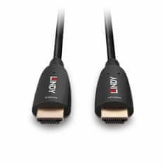 Lindy Kábel HDMI M/M 40m, Ultra High Speed+Eth, 8K@60Hz, HDMI 2.1, čierny, jednosmerný, aktívny, optický