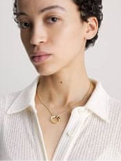 Calvin Klein Slušivý pozlátený dámsky náhrdelník z ocele 35000307