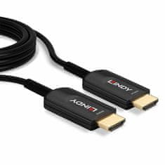 Lindy Kábel HDMI M/M 20m, Ultra High Speed+Eth, 8K@60Hz, HDMI 2.1, čierny, jednosmerný, aktívny, optický