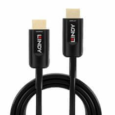 Lindy Kábel HDMI M/M 15m, Ultra High Speed+Eth, 8K@60Hz, HDMI 2.1, čierny, jednosmerný, aktívny, optický
