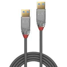 Lindy Kábel USB 3.0 A-A M/M 2m, Super Speed, Cromo Line