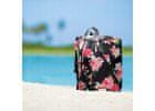 TopKing Cestovný batoh BCROSS čierny s ružovými kvetmi - DexXer