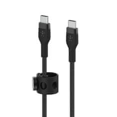 Belkin Kábel USB-C na USB-C BoostCharge Pro Flex, USB-C PD, čierna, 2m