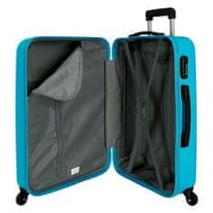 Jada Toys Sada ABS cestovných kufrov ROLL ROAD FLEX Azul Claro, 55-65cm, 584956A
