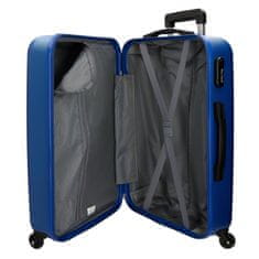 Jada Toys Sada ABS cestovných kufrov ROLL ROAD FLEX Blue, 55-65cm, 5849563