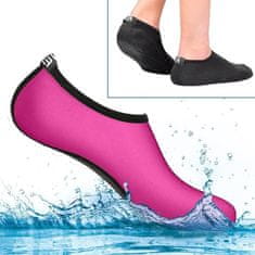 VIVVA® Protišmykové ochranné unisex ponožky do vody – čierna, 30-33 | SEASOLES
