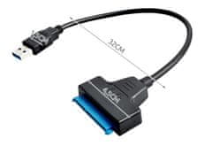 sapro Adaptér USB na SATA 3.0, Izoxis 8802, 0,3m 