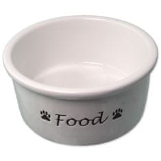Dog Fantasy Miska DOG FANTASY keramická bílá Food 15 x 7 cm 600 ml