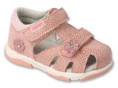 Befado dievčenské sandálky FLOWER 170P079 mäkké vnútro obuvi veľ. 22