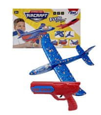 Mac Toys SPORTO Vystřelovací pěnové letadlo se světlem