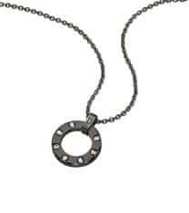 Police Fashion čierny náhrdelník z ocele Gunport PEAGN0035702