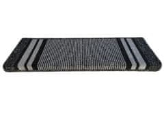 Vopi Nášľapy na schody Gandia sivý obdĺžnik, samolepiaci 24x65 obdĺžnik (rozmer vrátane ohybu)