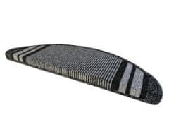 Vopi Nášľapy na schody Gandia šedý polkruh, samolepiaci 24x65 polkruh (rozmer vrátane ohybu)