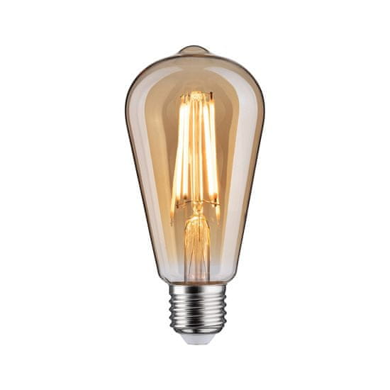 Paulmann PAULMANN 1879 Filament 230V 3-krokové-stmievateľné LED žiarovka Rustika E27 3 Step Dim 6W 1800K stmievateľné zlatá 29188