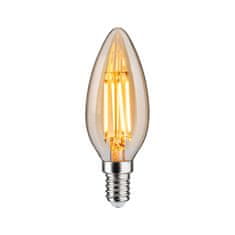 Paulmann PAULMANN 1879 Filament 230V 3-krokové-stmievateľné LED sviečka E14 3 Step Dim 4,9 W 1800K stmievateľné zlatá 29191