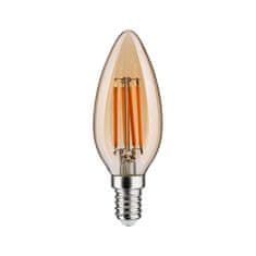 Paulmann PAULMANN 1879 Filament 230V 3-krokové-stmievateľné LED sviečka E14 3 Step Dim 4,9 W 1800K stmievateľné zlatá 29191