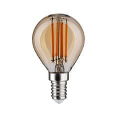 Paulmann PAULMANN 1879 Filament 230V 3-krokové-stmievateľné LED kvapka E14 3 Step Dim 4,9 W 1800K stmievateľné zlatá 29190