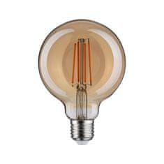 Paulmann PAULMANN 1879 Filament 230V 3-krokové-stmievateľné LED Globe G95 E27 6W 1800K stmievateľné zlatá 29189