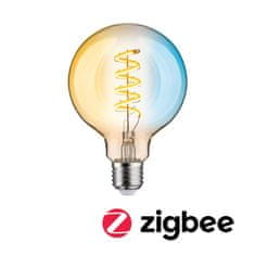 Paulmann PAULMANN Filament 230V Smart Home Zigbee 3.0 LED Globe G95 E27 7,5W meniteľná biela stmievateľné zlatá 29159