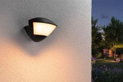 Paulmann PAULMANN LED vonkajšie nástenné svietidlo Smart Home Zigbee 3.0 Skyla pohybové čidlo neláka hmyz IP44 226x164mm CCT 10W 230V antracit hliník 94864