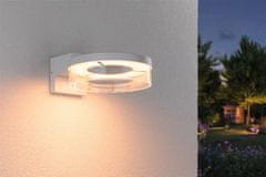 Paulmann PAULMANN LED vonkajšie nástenné svietidlo Smart Home Zigbee 3.0 Capea pohybové čidlo neláka hmyz IP44 231mm CCT 12,5 W 230V biela hliník 93114