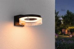 Paulmann PAULMANN LED vonkajšie nástenné svietidlo Smart Home Zigbee 3.0 Capea pohybové čidlo neláka hmyz IP44 231mm CCT 12,5 W 230V antracit hliník 93113