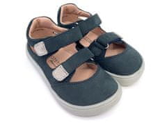 Detská barefoot vychádzková obuv Pady modrá (Veľkosť 24)