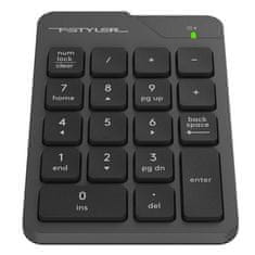 A4Tech Počítačová klávesnice FSTYLER, numerická - šedá