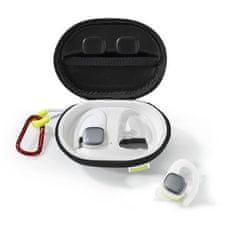 HAMA Sluchátka do uší Bluetooth Spirit Athletics s klipem, pecky, nabíjecí pouzdro - bílá