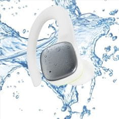 HAMA Sluchátka do uší Bluetooth Spirit Athletics s klipem, pecky, nabíjecí pouzdro - bílá