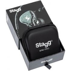 Stagg SPM-PRO BK, 3-driver in-ear slúchadlá, transparentné