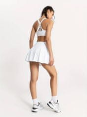 Dámska športová sukňa so zabudovanými šortkami a vreckom – biela, veľkosť S/M | SKORTIFY