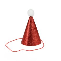 Vianočný brokátový klobúčik - Vianoce - 1 ks