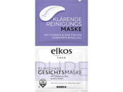 Elkos Vyjasňovacia čistiaca maska s bielym kaolínom a zinkom 2x8ml