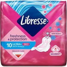 Gallus Libresse hygienické vložky V-Protection Ultra+ DEO 10ks