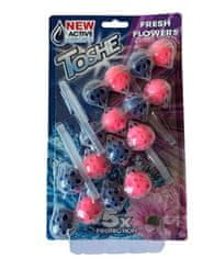Gallus Toshe Active Drops wc blok Fresh Flowers 4x55g