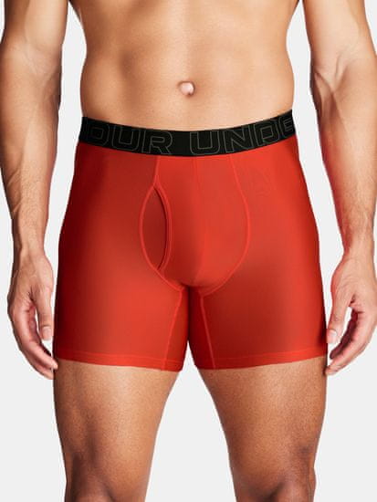 Under Armour Boxerky M UA Perf Tech 6in 1pk-RED