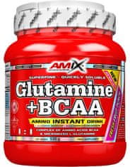 Amix Nutrition Glutamine + BCAA 530 g, čerstvé lesné ovocie