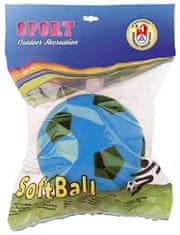 Androni Soft míč - průměr 19,4 cm, modrý