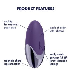 Satisfyer Purple Pleasure - nabíjací vibrátor na klitoris (fialový)