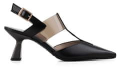 Hispanitas Dámske kožené sandále HV243369 Black/Humo (Veľkosť 42)