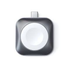 Satechi Magnetická nabíjacia stanica USB-C [certifikát MFi] Prenosná nabíjačka kompatibilná s hodinkami Apple Watch Ultra a Series 8/7/6/SE/5/4/3/2/1