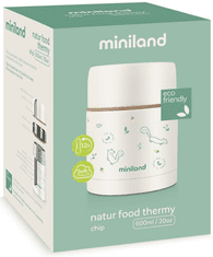 Miniland Baby Termoska na jídlo Natur veverka 600 ml