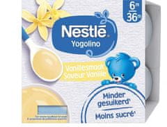 Nestlé NESTLÉ YOGOLINO Mliečny dezert s príchuťou vanilky (4x 100 g)