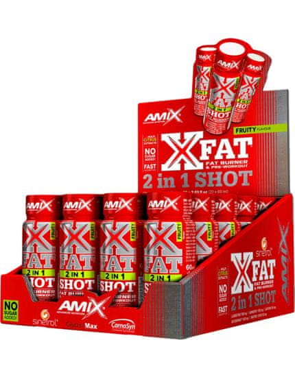 Amix Nutrition XFat 2in1 Shot BOX 20 x 60 ml