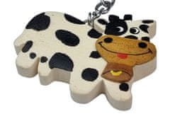 Dvěděti 2Kids Toys Drevená kľúčenka veľká Krava